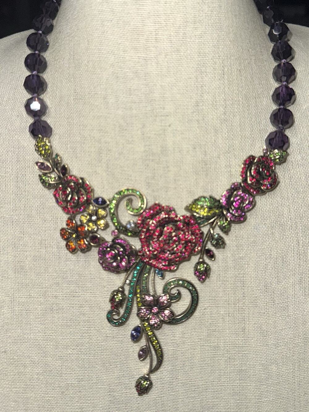 Heidi Daus "Blooming Love" Necklace Retired